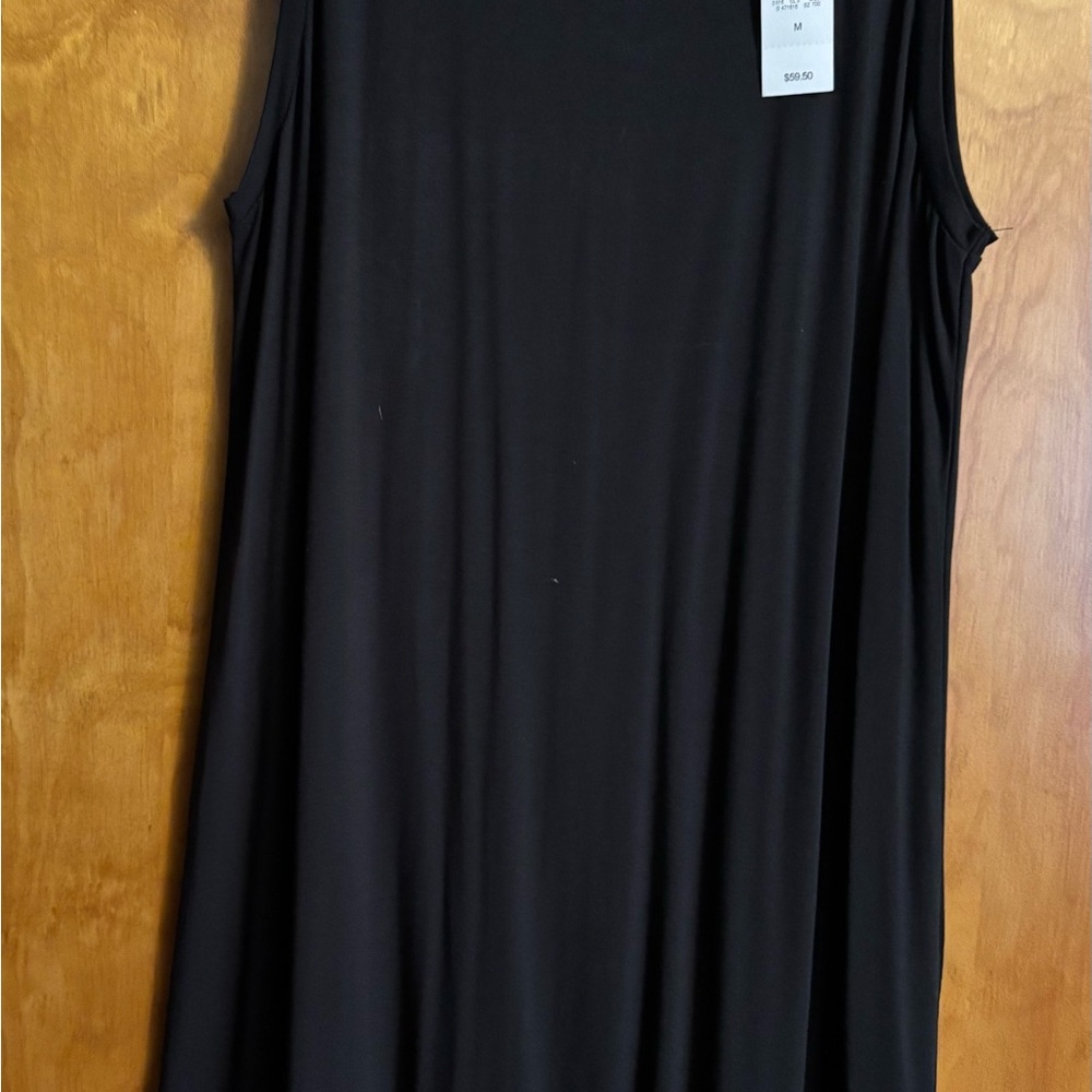 Brand New with Tags LOFT Classic Black Swing Dress